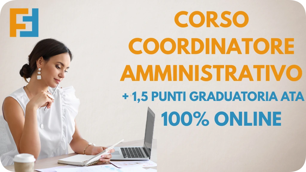 CORSO COORDINATORE AMMINISTRATIVO CORSO COORDINATORE AMMINISTRATIVO ONLINE ATA