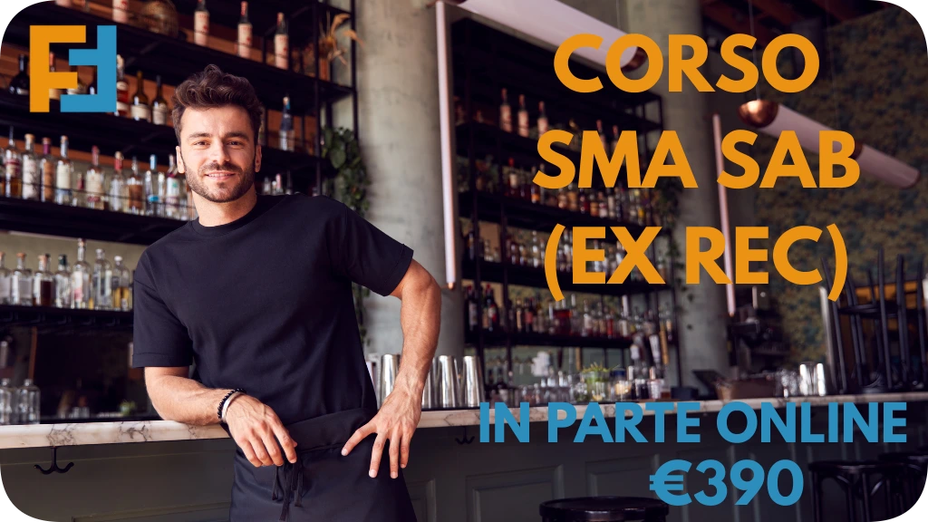 CORSO SMA SAB (EX REC) ONLINE CORSO SAB ONLINE CORSO REC ONLINE ABILITAZIONE REC SOMMINISTRAZIONE REGIONE CAMPANIA